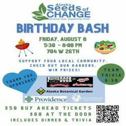 Alaska Seeds of Change Birthday Bash