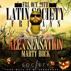 Alex Sensation Halloween party Society Lounge Nj 2021