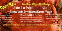 All You Can Eat Crab Feast August 18th