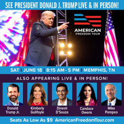 American Freedom Tour Memphis with President Donald Trump