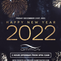 Ammos Estiatorio Nyc New Years Eve party 2022