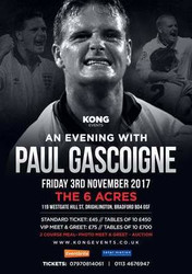 An Evening With Paul Gascoigne