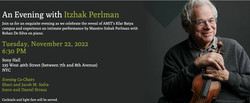 An Evening with Itzhak Perlman