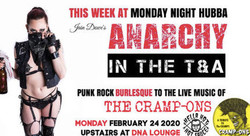 Anarchy in the T&a comes back to Monday Night Hubba!