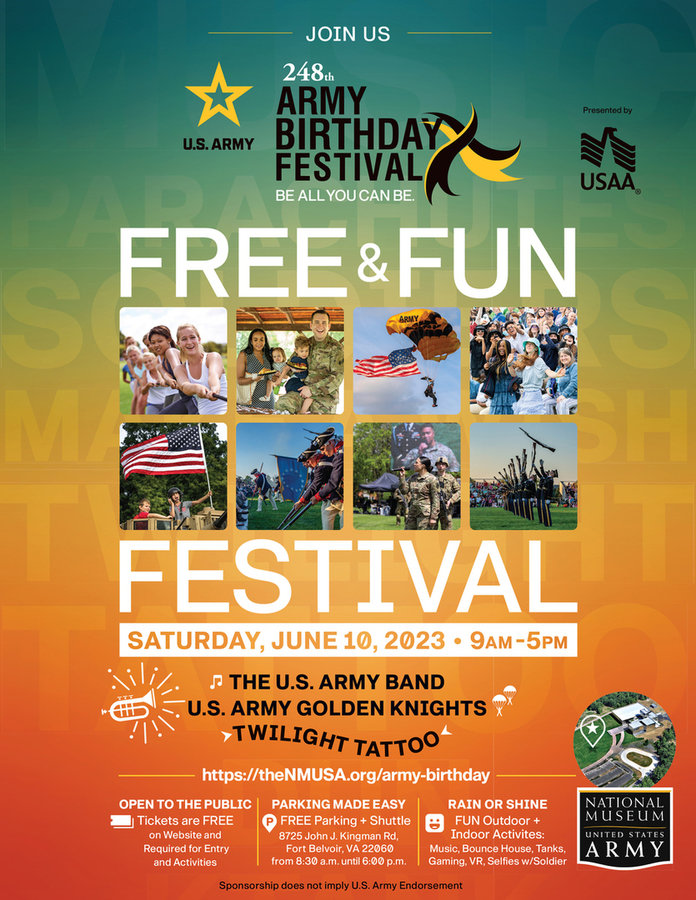 Army Birthday Festival - This Saturday, June 10, 2023 - Free + Fun ...