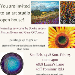 Art Studio Open House Featuring Works by Megan Evans and Gary O'Connor