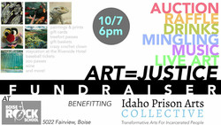 Art=justice! Idaho Prison Arts Collective Benefit Auction/Raffle Party
