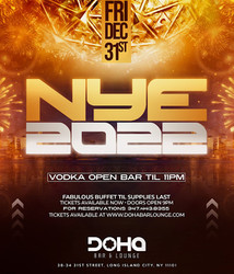 Astoria New Years Eve Party 2022 at Doha Bar and Lounge