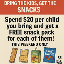 Back-to-school Snack Pack