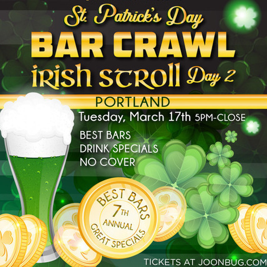 St Patrick's Day Boston Bar Crawl.