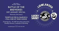 Battle of the Breweries: Dry January Special - The Star of Bethnal Green