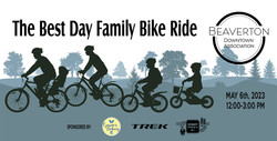 Beaverton Downtown Association's "Best Day Family Bike Ride"