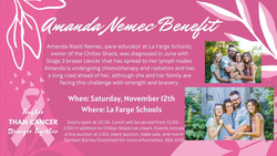 Benefit for Amanda Nemec and Family - November 12