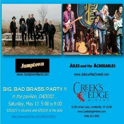 Big, Bad Brass Party at Creek's Edge Winery
