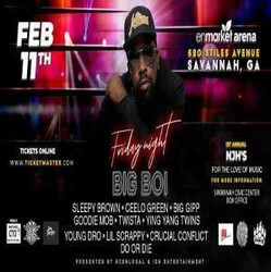 Big Boi Live In Concert Feb 11th @ New The Enmarket Arena