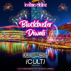 Blockbuster Diwali at Cult, Sydney