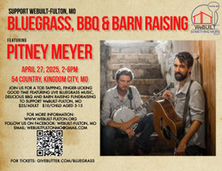Bluegrass, Bbq and Barn Raising for WeBUILT-Fulton, Mo