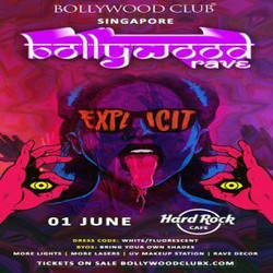Bollywood Club - Bollywood Rave at Hard Rock Cafe, Singapore