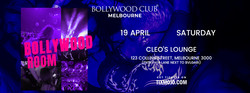 Bollywood Club presents Bollywood Room at Cleo's Lounge, Melbourne