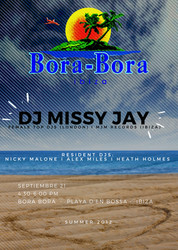 Bora Bora Ibiza Welcomes Missy Jay in September I Female Top DJs London