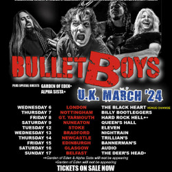 Bulletboys at The Black Heart - London | Venue Change
