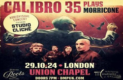 Calibro 35 feat. Studio Cliche plays Morricone audiovisual concert Union Chapel - London
