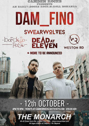 Camden Rocks presents Dam Fino & more at The Monarch