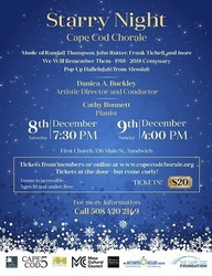 Cape Cod Chorale presents Starry Night - Music of the Season