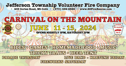 Carnival on the Mountain at the Jefferson Township Fire Company