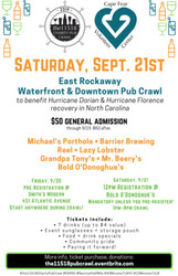 Charity Pub Crawl for Hurricanes Dorian & Florence - East Rockaway 9/21/19