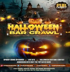 Charlotte Halloween Weekend Bar Crawl, October 2022