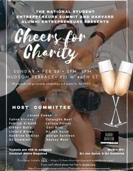 Cheers for Charity a Nses Brunch Day Party Feb 23rd 2 pm Hudson Terrace!