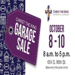 Christ the King School/Church Garage Sale