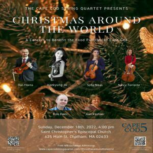 Christmas Around the World Cape Cod String Quartet, Sunday, 18 Dec