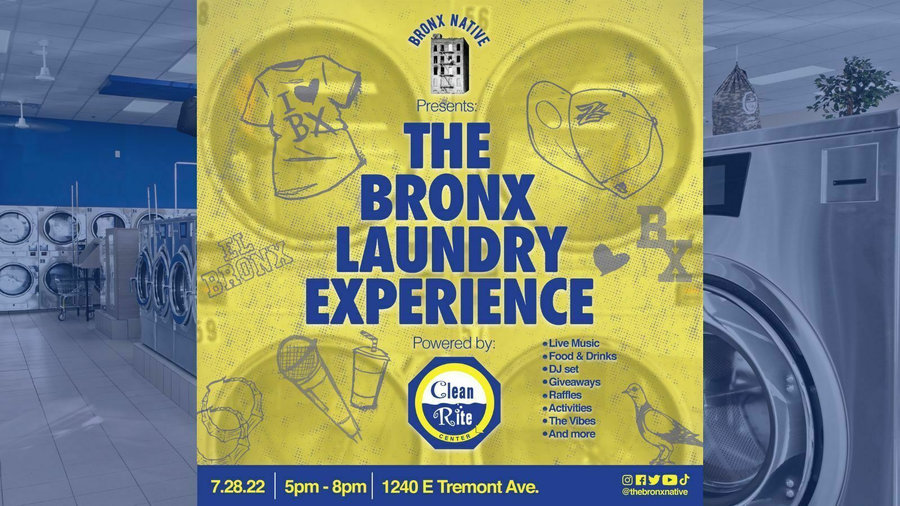 Clean Rite Center and Bronx Native Team Up For "The Laundry Experience", Thursday, 28 Jul 2022
