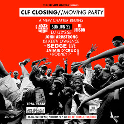 Clf Closing//Moving Party with Sedge Live + More over 2 floors (Free Entry)