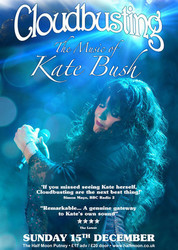 Cloudbusting - The Music Of Kate Bush Live at Half Moon Putney Sun 15th Dec