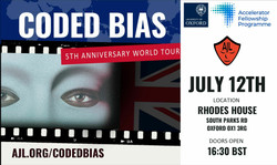 Coded Bias: Public Film Screening, Saturday 12 July, 4.30pm, Rhodes House