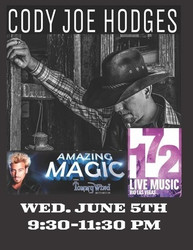 Cody Joe Hodges at the Rio 172 on Wed, June 5th with Tommy Wind