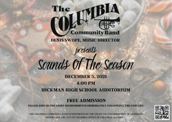 Columbia Community Band Sounds of the Season Concert
