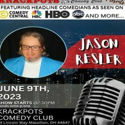 Comedian Jason Resler at Krackpots Comedy Club, Massillon