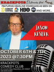 Comedian Jason Resler at Krackpots comedy Club, Massillon