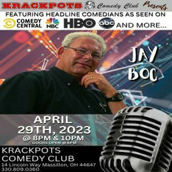 Comedian Jay Boc at Krackpots Comedy Club, Massillon