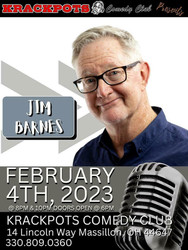 Comedian Jim Barnes at Krackpots Comedy Club, Massillon