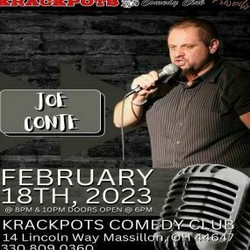 Comedian Joe Conte at Krackpots Comedy Club, Massillon