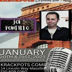 Comedian Joe Pontillo at Krackpots Comedy Club, Massillon