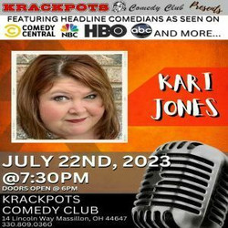 Comedian Kari Jones at Krackpots Comedy Club, Massillon