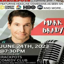Comedian Mark Brady at Krackpots Comedy Club, Massillon