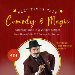 Comedy and Magic - Featuring Peter Mennie and The Amazing Corbin