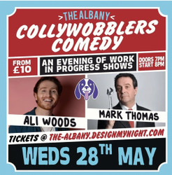 Comedy at The Albany Great Portland Street : Ali Woods, Mark Thomas Double Wip Bill